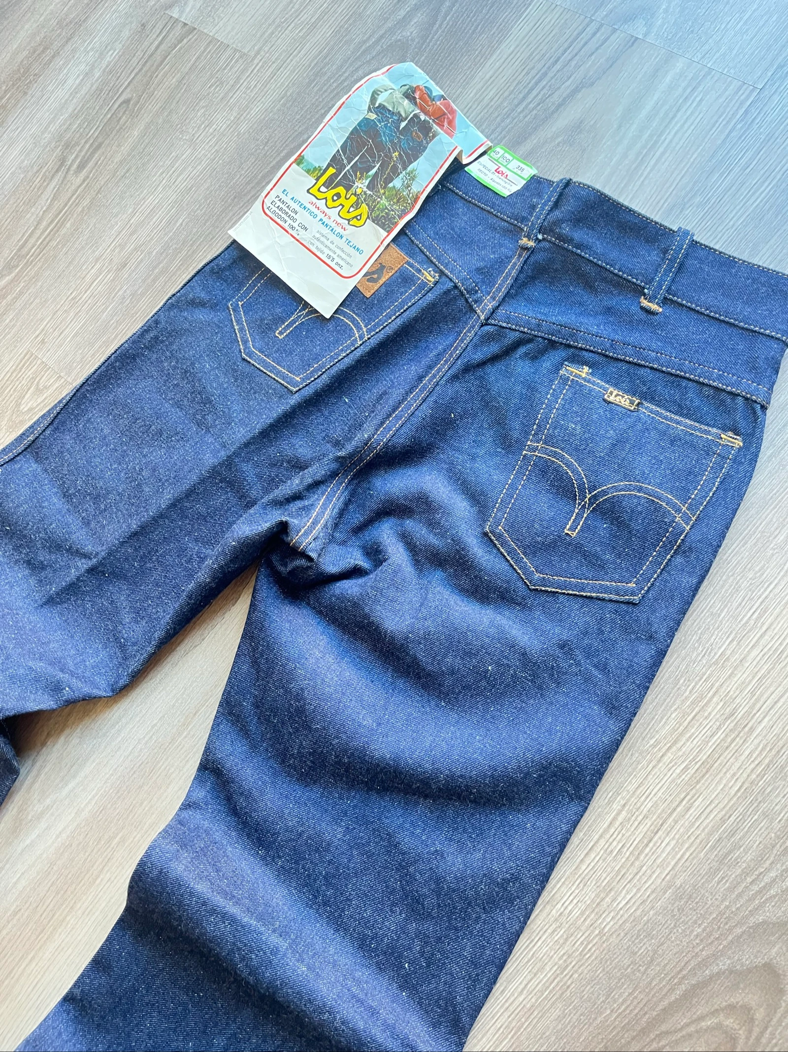 Lois Jeans Denim Blue Vintage Y2K Archive Straight Regular Baggy Streetwear Unisex – photo 6